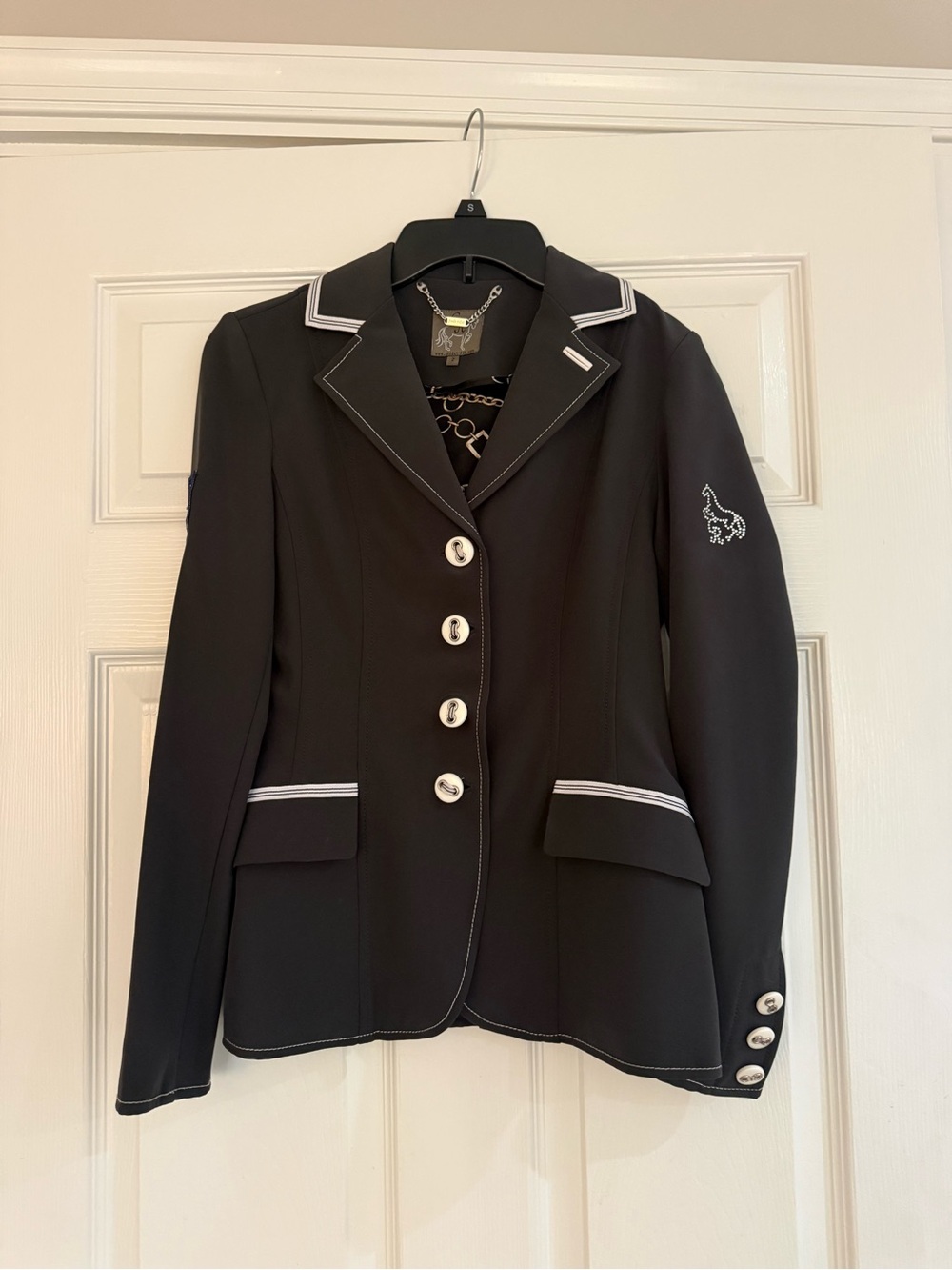 Good Rider Grey Show Coat size 2